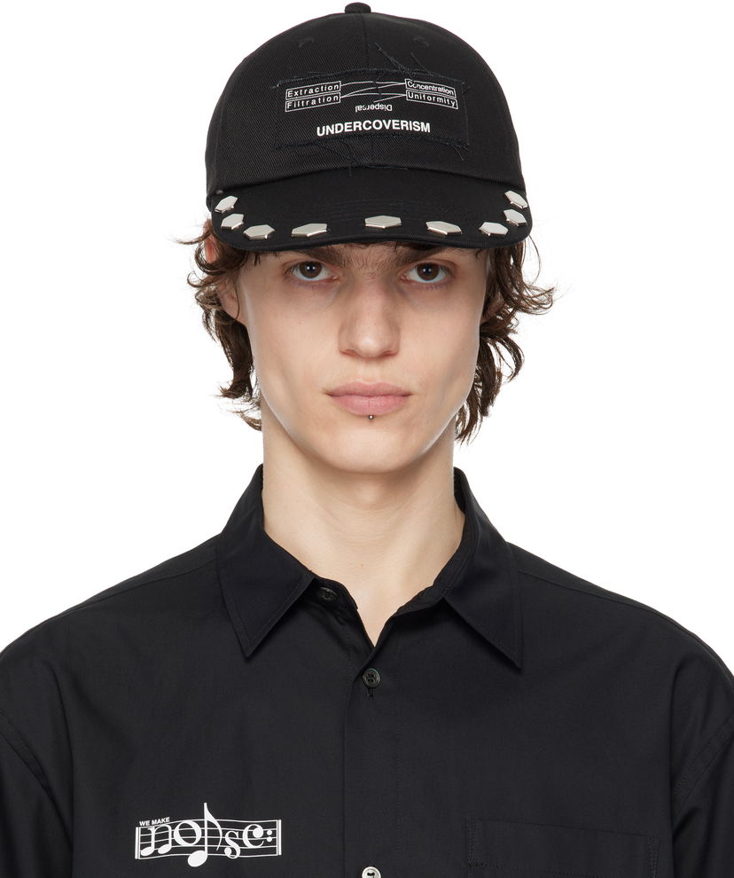 Кепка UNDERCOVER UNDERCOVER Stud Baseball Cap чорний | UP1E4H01