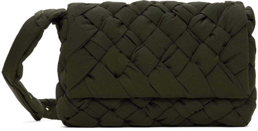 Сумка Bottega Veneta Bottega Veneta Small Rumple Shoulder Bag Зелений | 795498 V4GE1 3203
