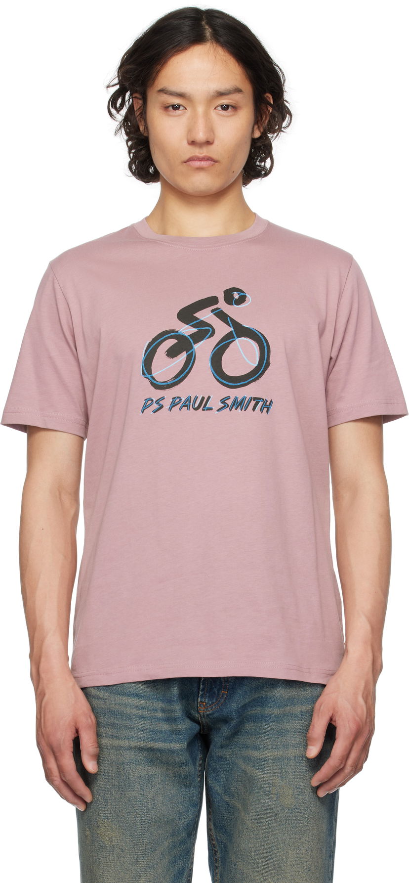 Футболка Paul Smith PS Paul Smith Bike Graphic T-Shirt Фіолетовий | M2R-011R-PP4960-55A