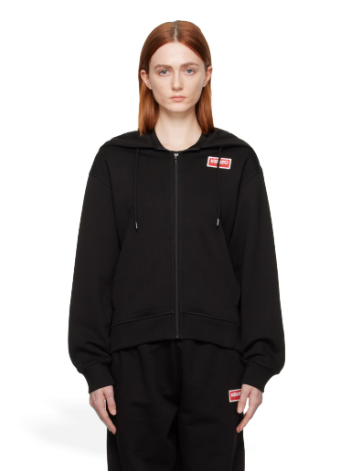 Світшоти KENZO Paris Full Zip чорний | FD62SW0894MF