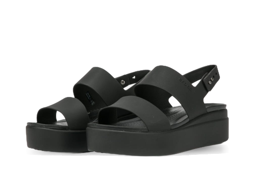 Кросівки та взуття Crocs Brooklyn Low Wedge W чорний | 206453-060
