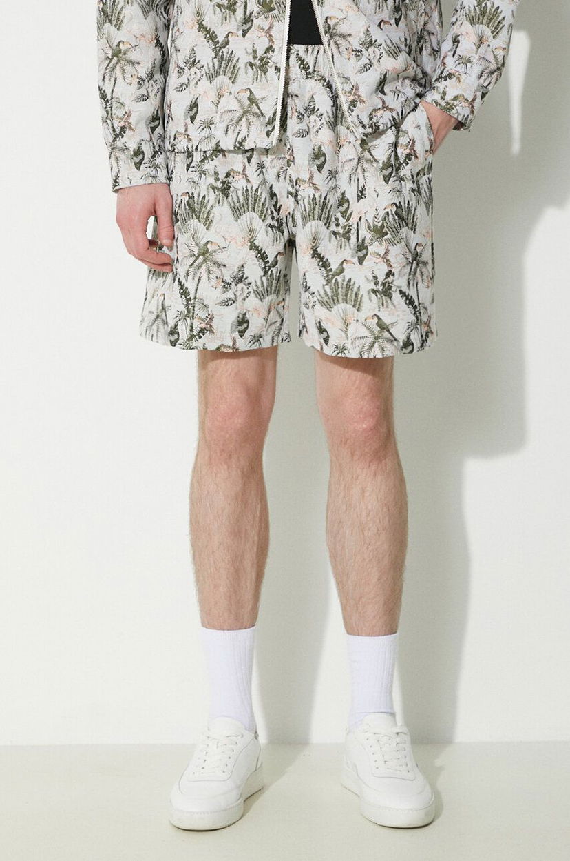 Шорти Pleasures Patterned Shorts Зелений | P24SP029.GREY