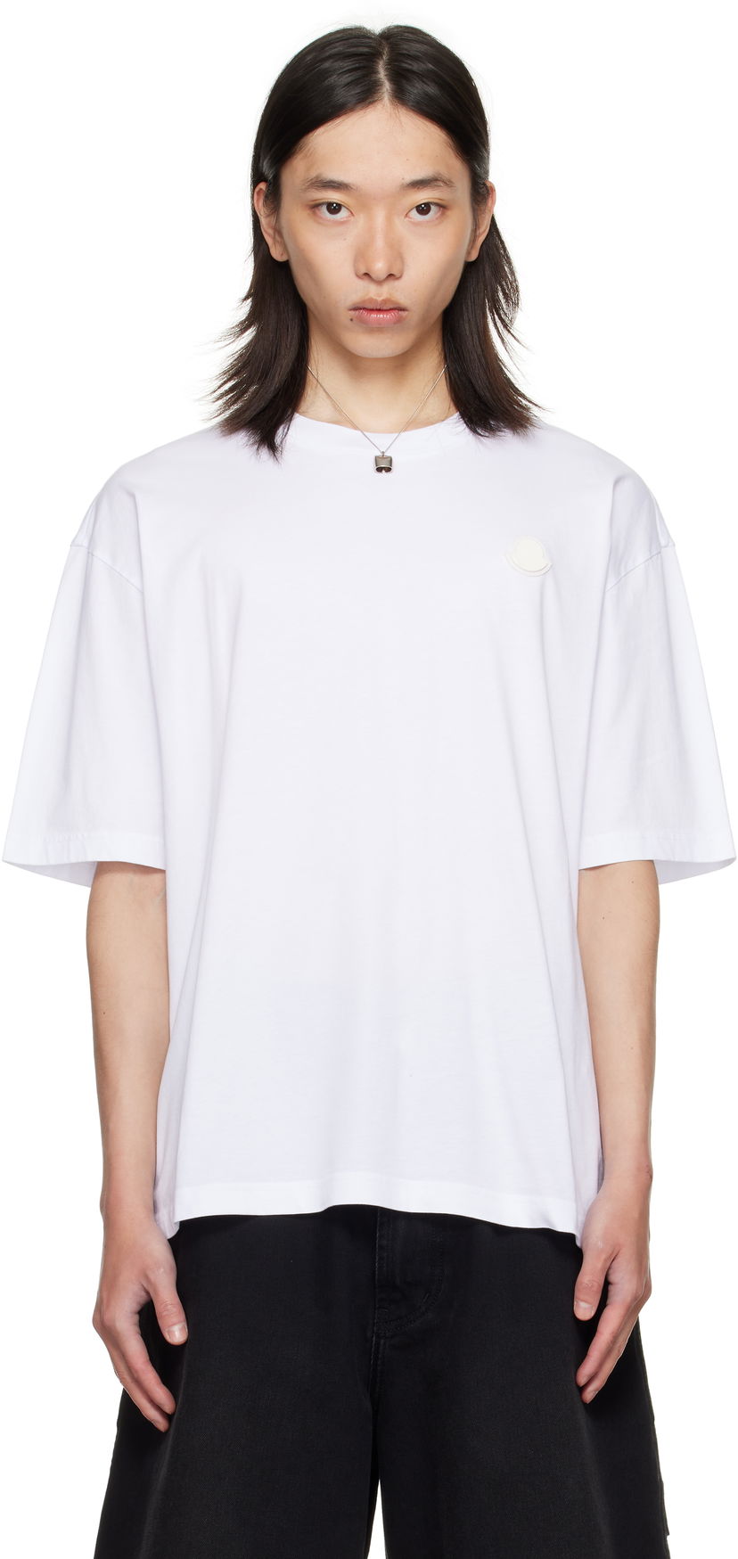 Футболка Moncler Genius x A$AP Rocky Short Sleeve T-Shirt білий | K24048C0000289AYW