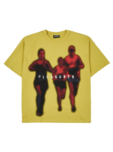 Футболка Pleasures Leader Heavyweight Tee Жовтий | P22SU011