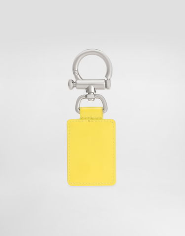 Брелоки Dolce & Gabbana Dolce & Gabbana Smooth Calfskin Keyring Жовтий | BP3439AV89389418, 3