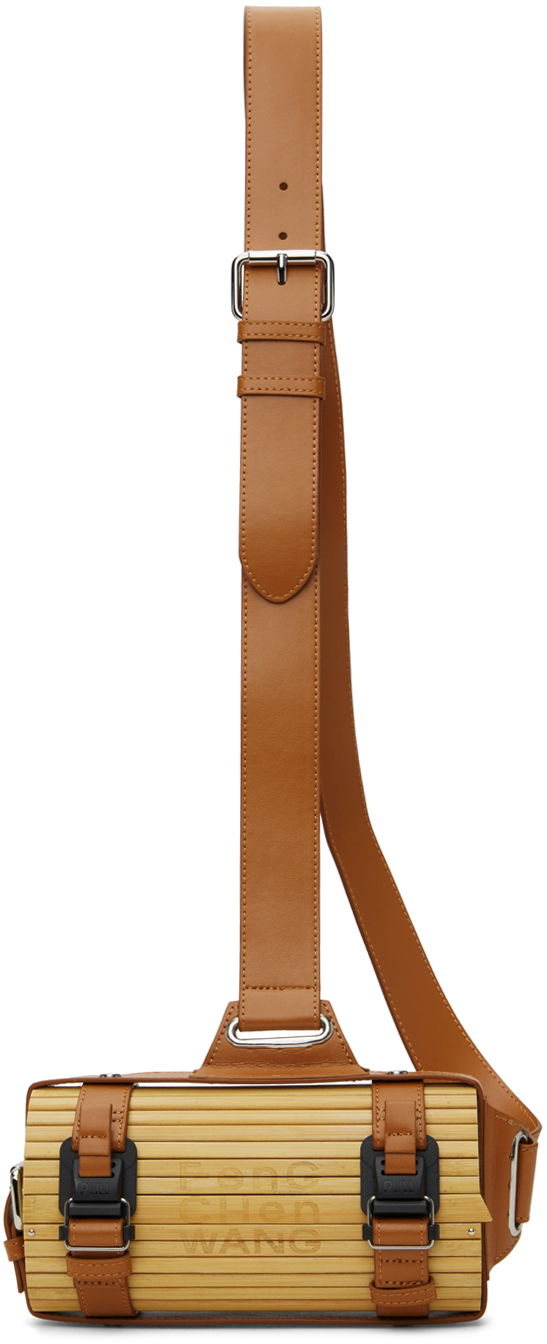 Поясна сумка Feng Chen Wang Feng Chen Wang Small Bamboo Strap Bag Коричневий | FUF18AC17