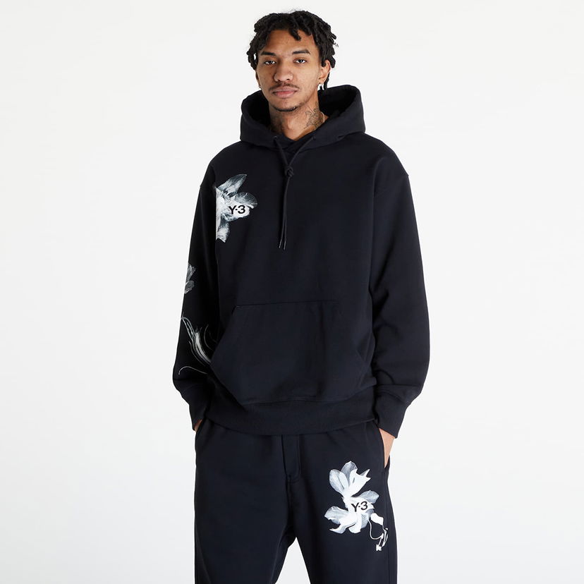 Світшоти Y-3 Graphic French Terry Hoodie UNISEX Black чорний | IN4335