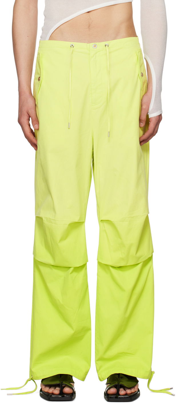 Штани карго Dion Lee Sunfade Drawstring Trousers Зелений | C2126S23