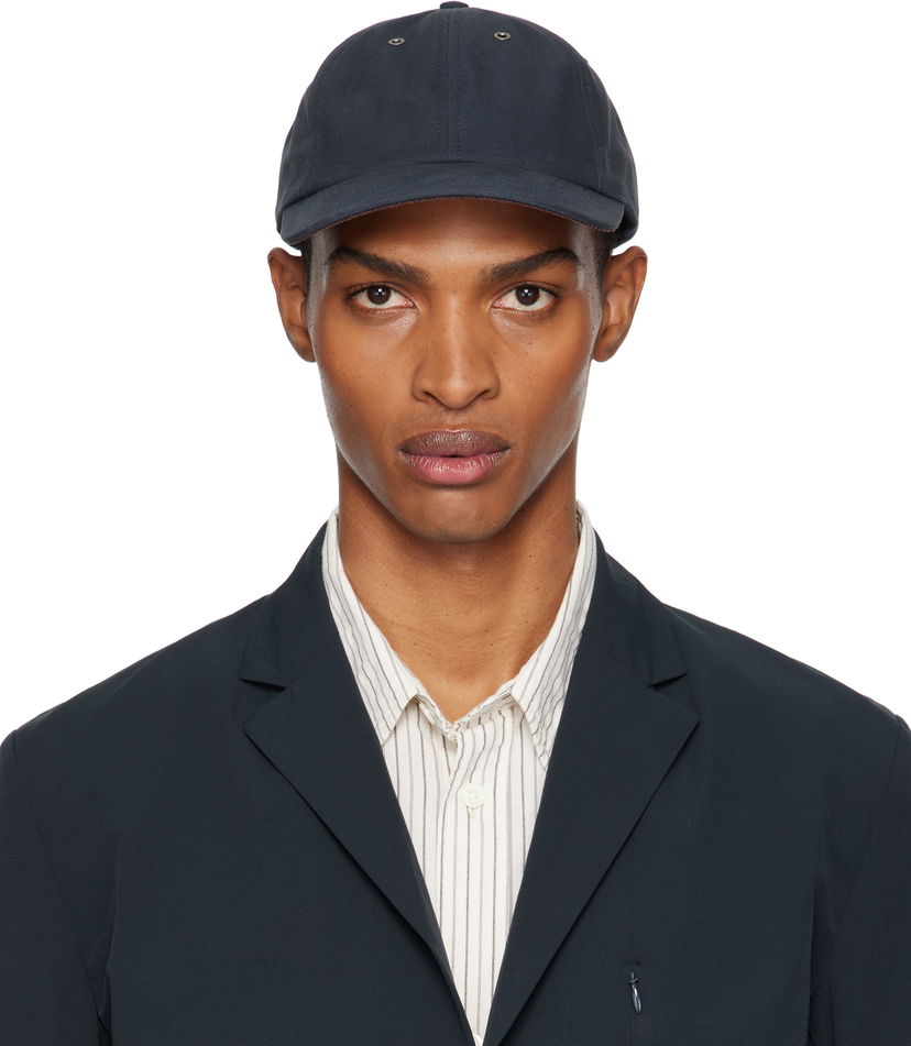 Кепка NORSE PROJECTS Norse Projects Canvas 6-Panel Cap темно-синій | N80-0148