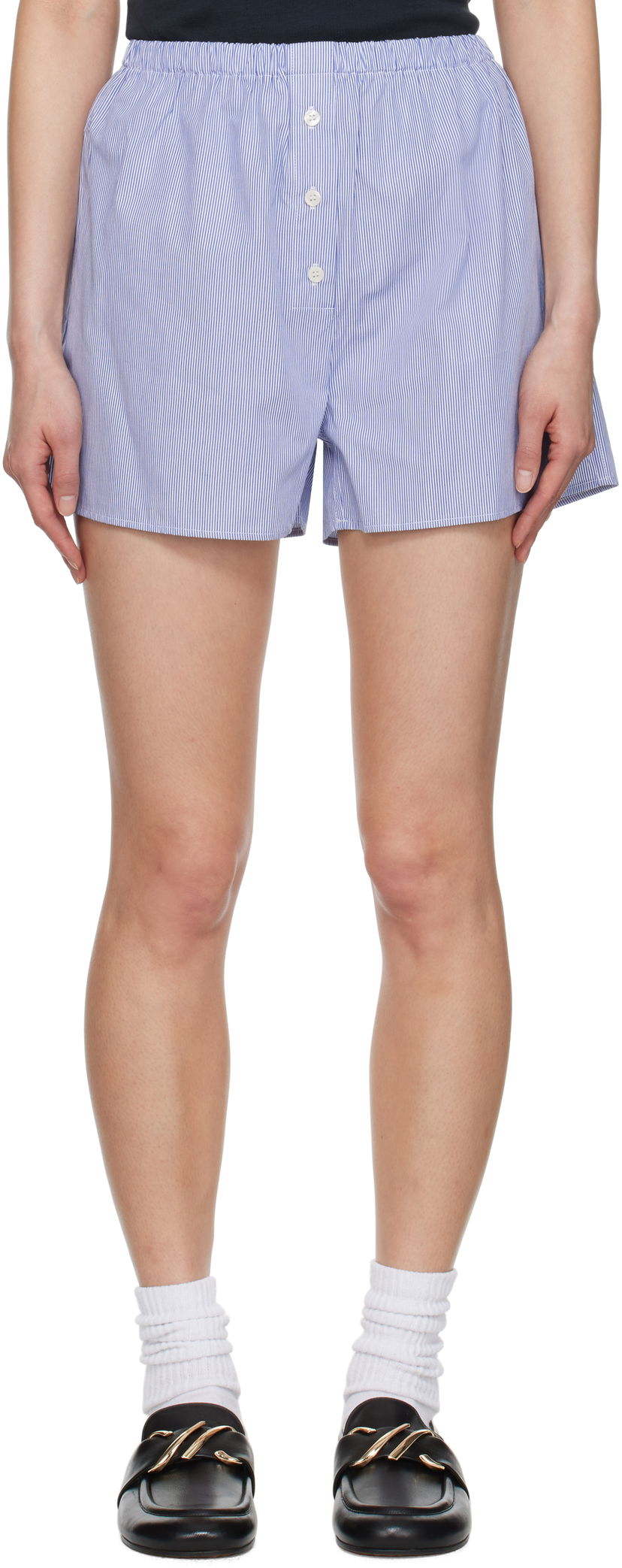 Боксери Sporty & Rich Sporty & Rich 'SRC' Mini Boxer Shorts Синій | SH035606302ST02
