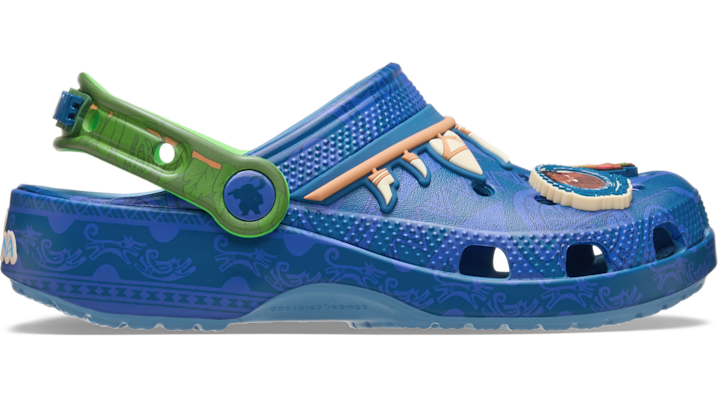 Кросівки та взуття Crocs Kids' Disney Moana Maui Classic Clogs Синій | 211198-90H