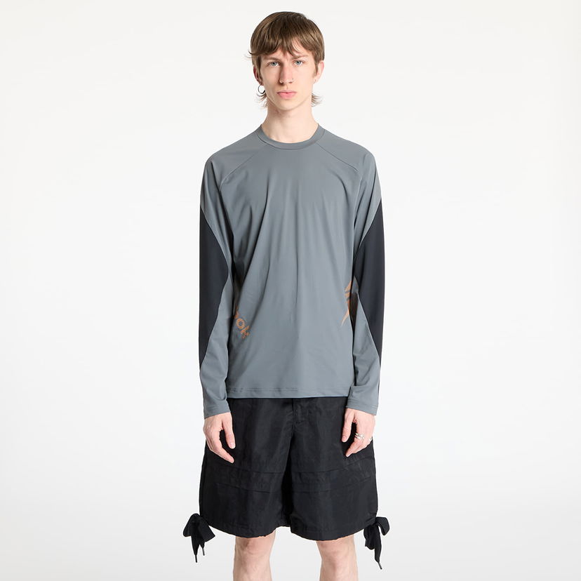 Футболка Reebok Longsleeve Run Tee Сірий | RMVB00AC99FAB0010910