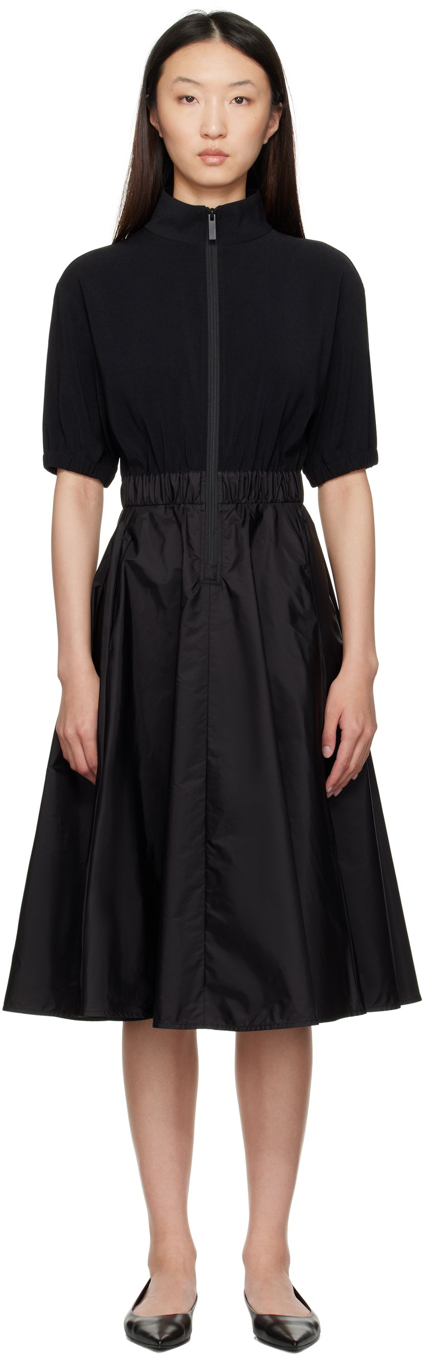 плаття Moncler Moncler Taffeta Skirt Midi Dress чорний | K20932G00013596WF
