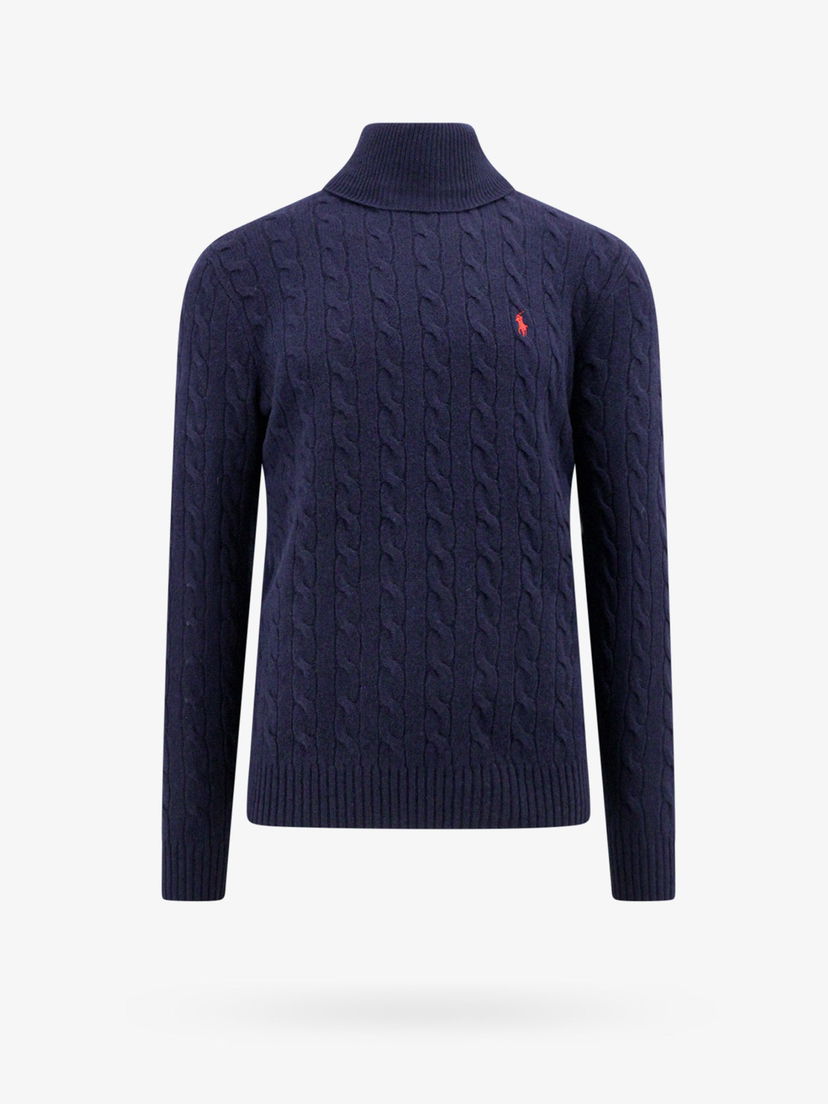 Cветр Polo by Ralph Lauren Turtleneck Cable-Knit Синій | 710876836005