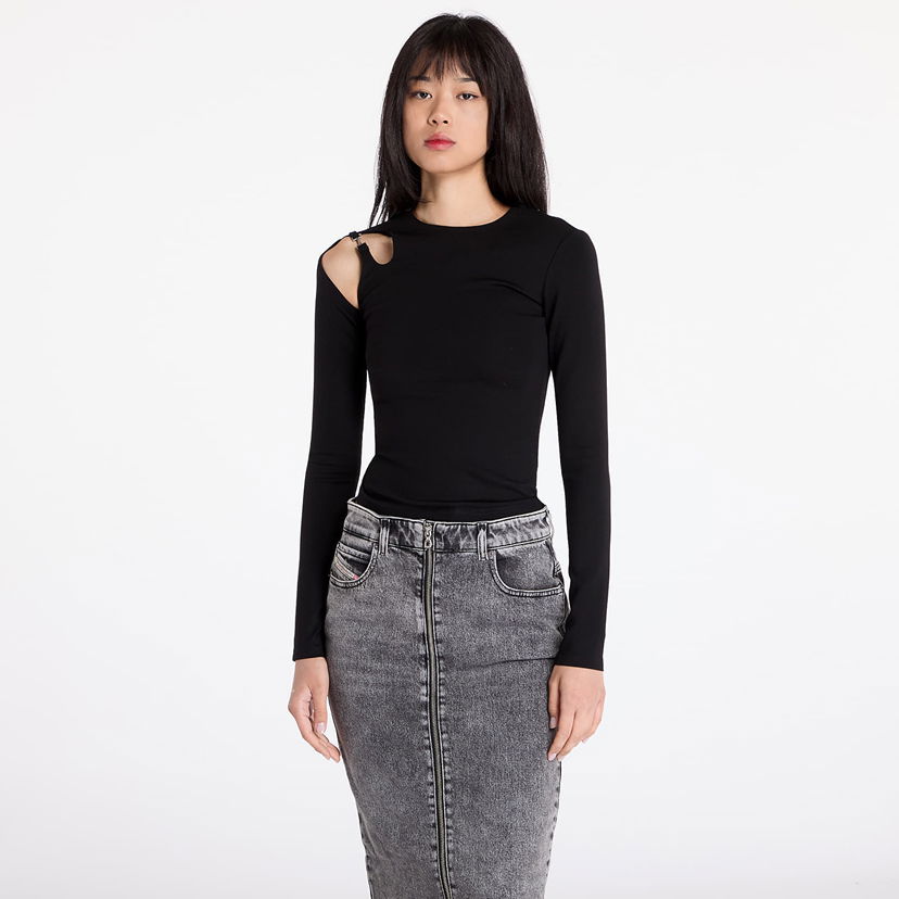 Футболка HELIOT EMIL Etheria Long Sleeve Top with Cutouts чорний | AW24_W_13_071_BLK01