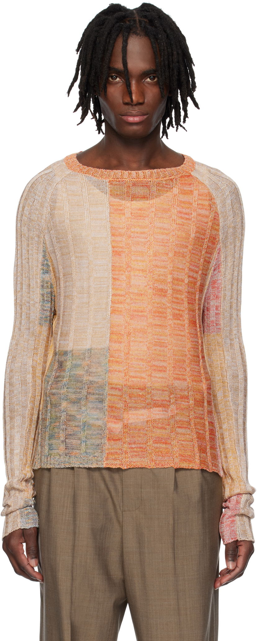 Cветр Eckhaus Latta Eckhaus Latta Symphony Knit Sweater Різнокольоровий | 8021-EL-PS25-R - REEF