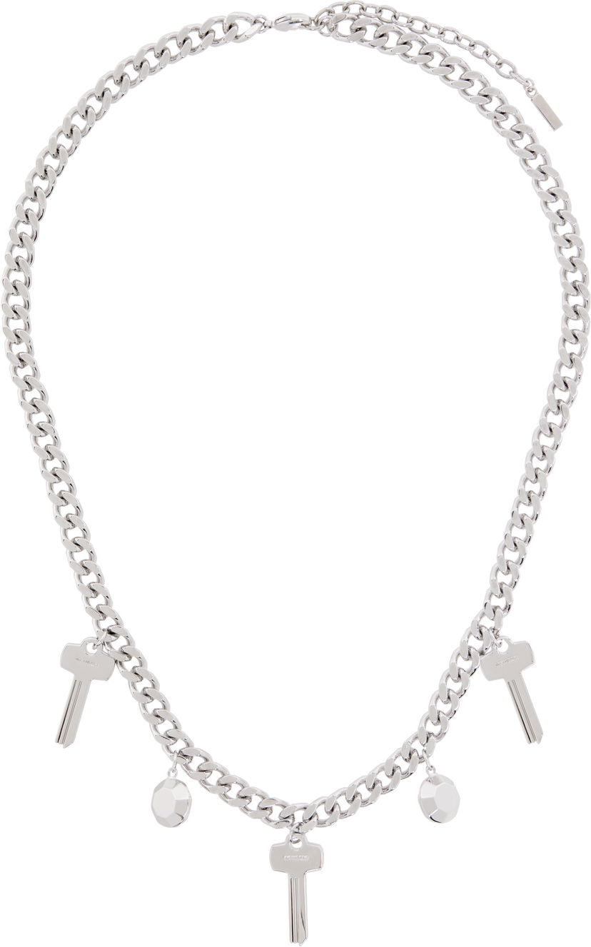 Кольє We11done Charm Chain Necklace Металік | WD-AJ3-24-540-U-SV