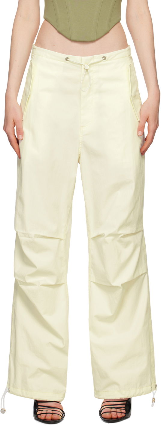 Штани карго Dion Lee Parachute Trousers with Drawstring Waist бежевий | C2100R23