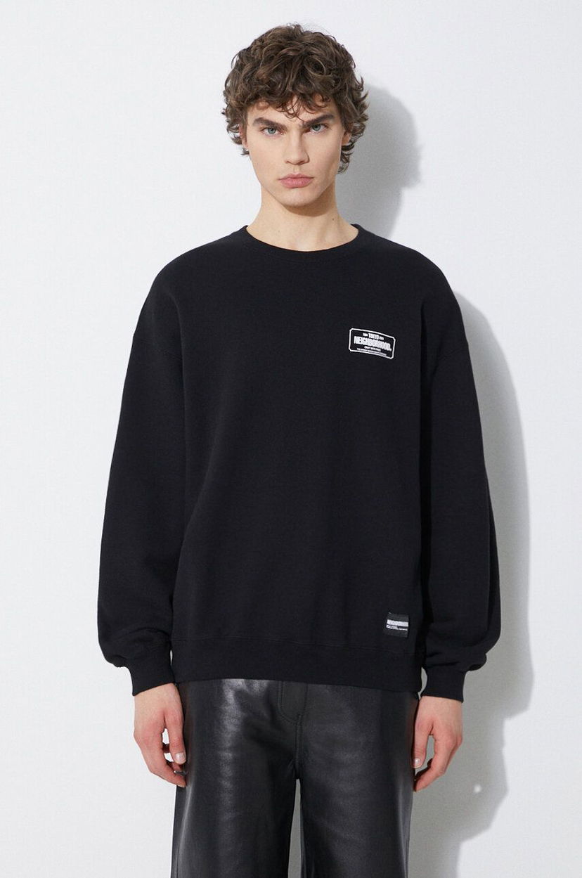Світшоти Neighborhood NEIGHBORHOOD Classic Sweatshirt чорний | 241FPNH.CSM03