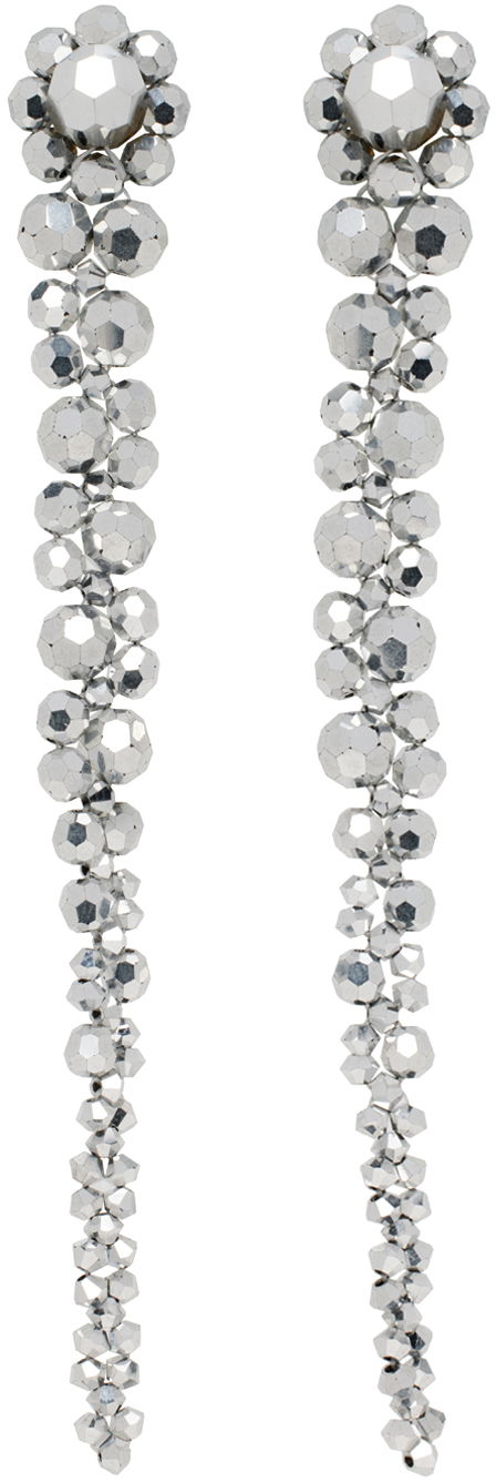 Сережки Simone Rocha Simone Rocha Crystal Drip Earrings Металік | ERG12 0903