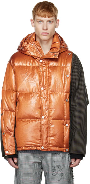 Пуховик Feng Chen Wang Feng Chen Wang Deconstructed Down Jacket Помаранчевий | FUF14JK13, 0