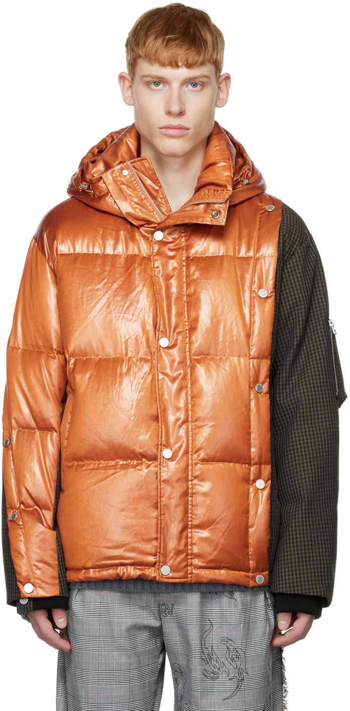 Пуховик Feng Chen Wang Feng Chen Wang Deconstructed Down Jacket Помаранчевий | FUF14JK13