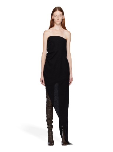 Безрукавка Rick Owens Long Tube Top чорний | RO02C1155 WN