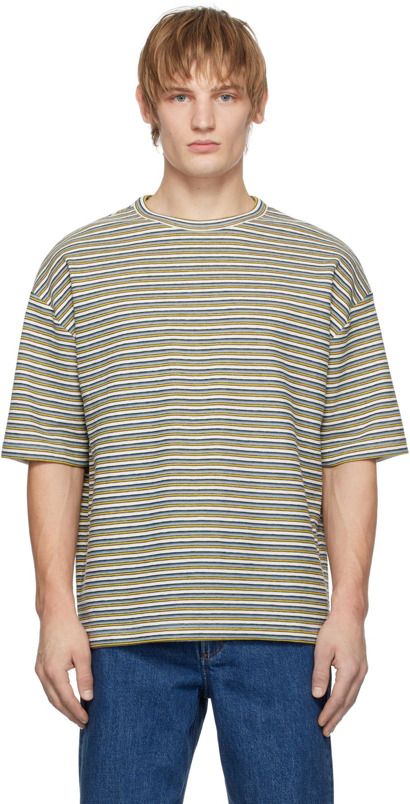 Футболка A.P.C. A.P.C. Bahia Striped T-Shirt Різнокольоровий | COHFQ-H26231