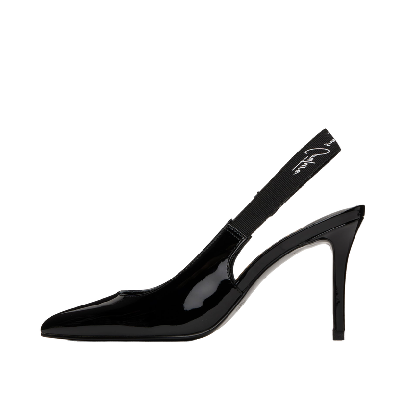 Кросівки та взуття Versace Slingback Mid Heel Pumps чорний | E77VA3S52_EZS859