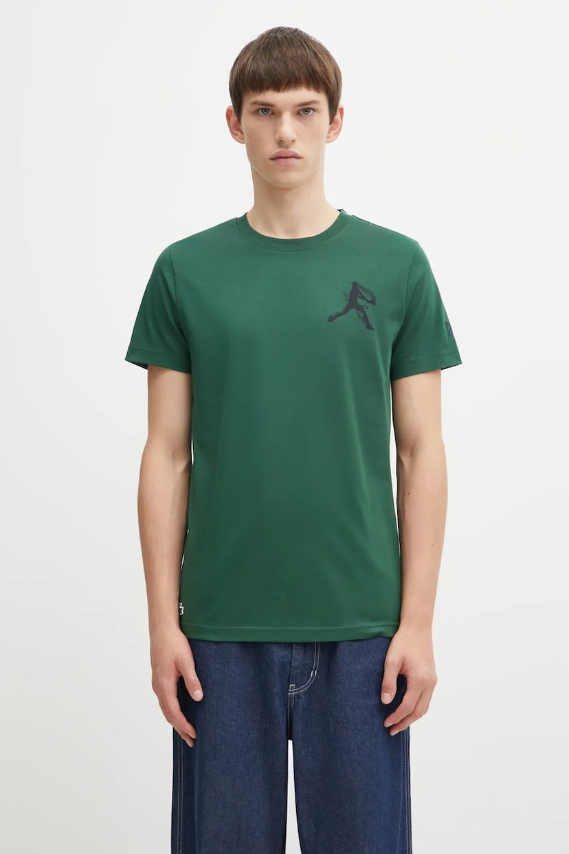 Футболка Lacoste Graphic Print T-Shirt Зелений | TH1044