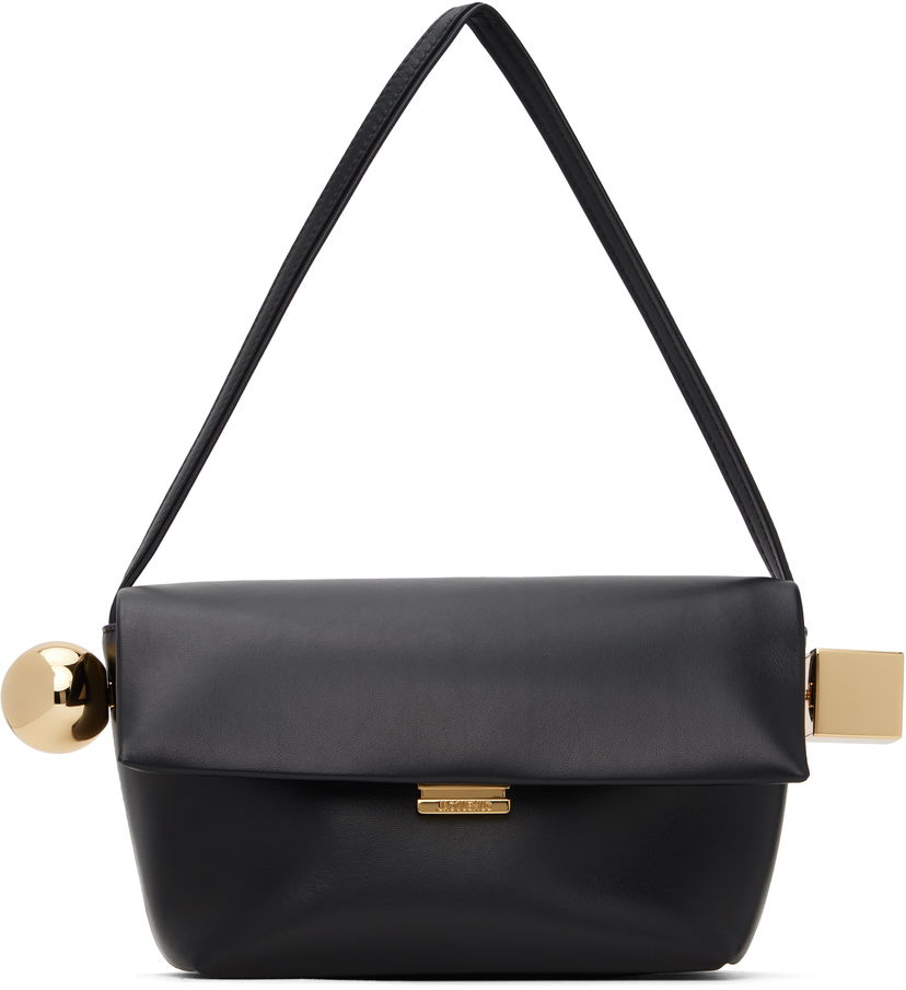 Сумочка Jacquemus La Casa 'Le Rond Carré' Bag чорний | 24H243BA383-3171