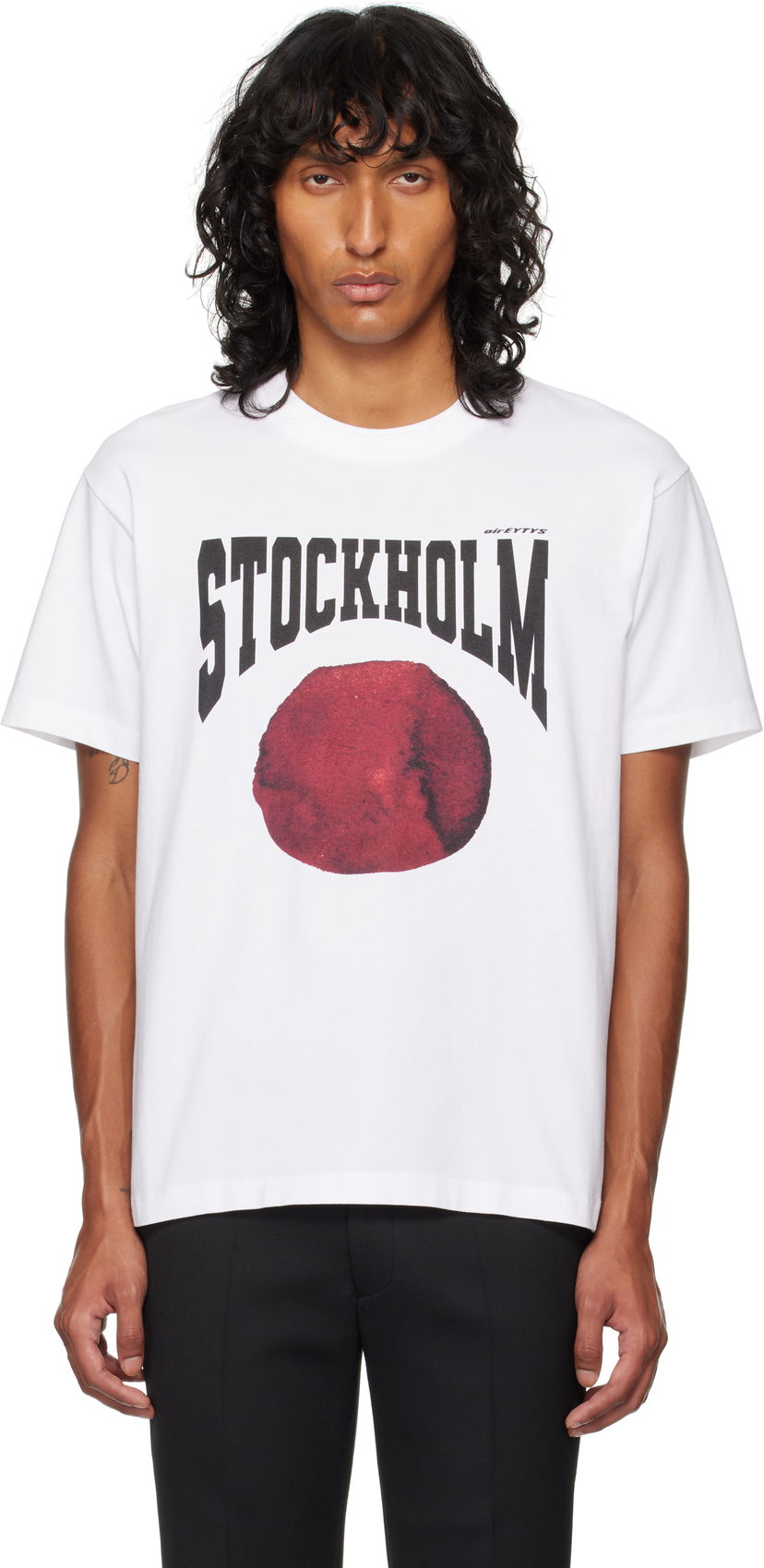 Футболка Eytys Leon Graphic T-shirt білий | A330012