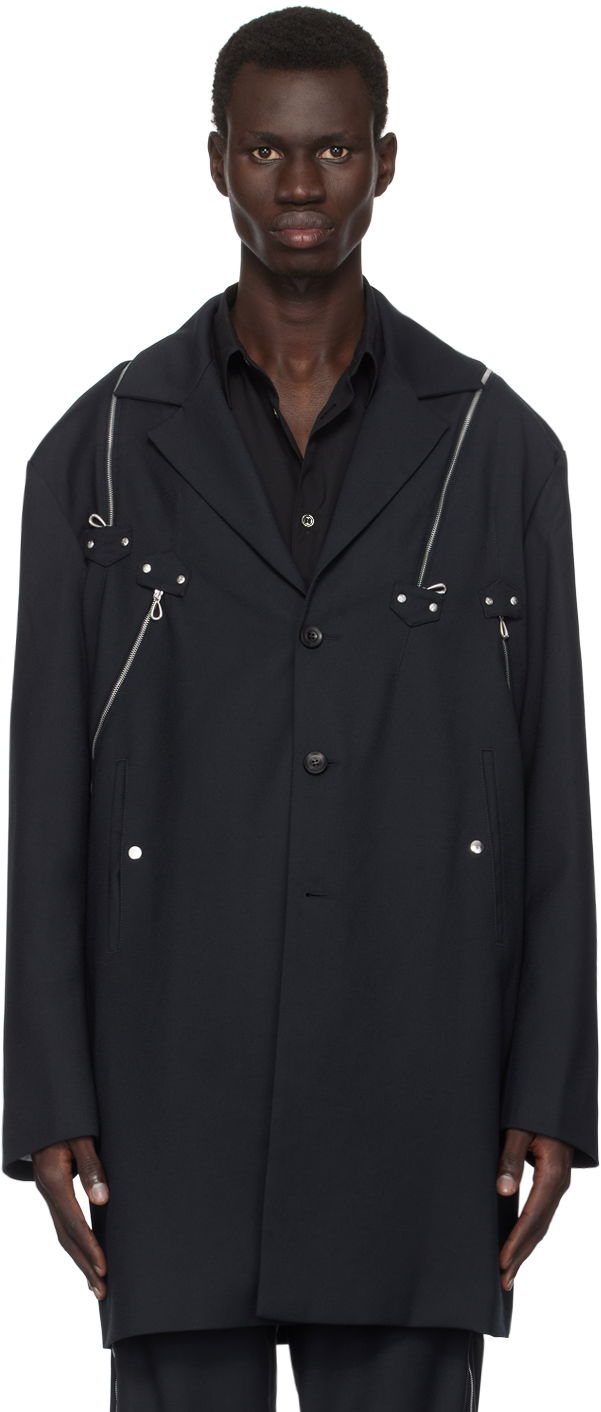 Куртка KIKO KOSTADINOV Kiko Kostadinov Knox Multi Zip Blazer чорний | KKAW24J03-44