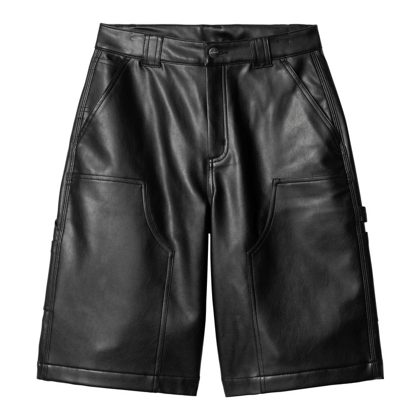 Шорти Carhartt WIP Leather Carpenter Shorts чорний | I034448_4
