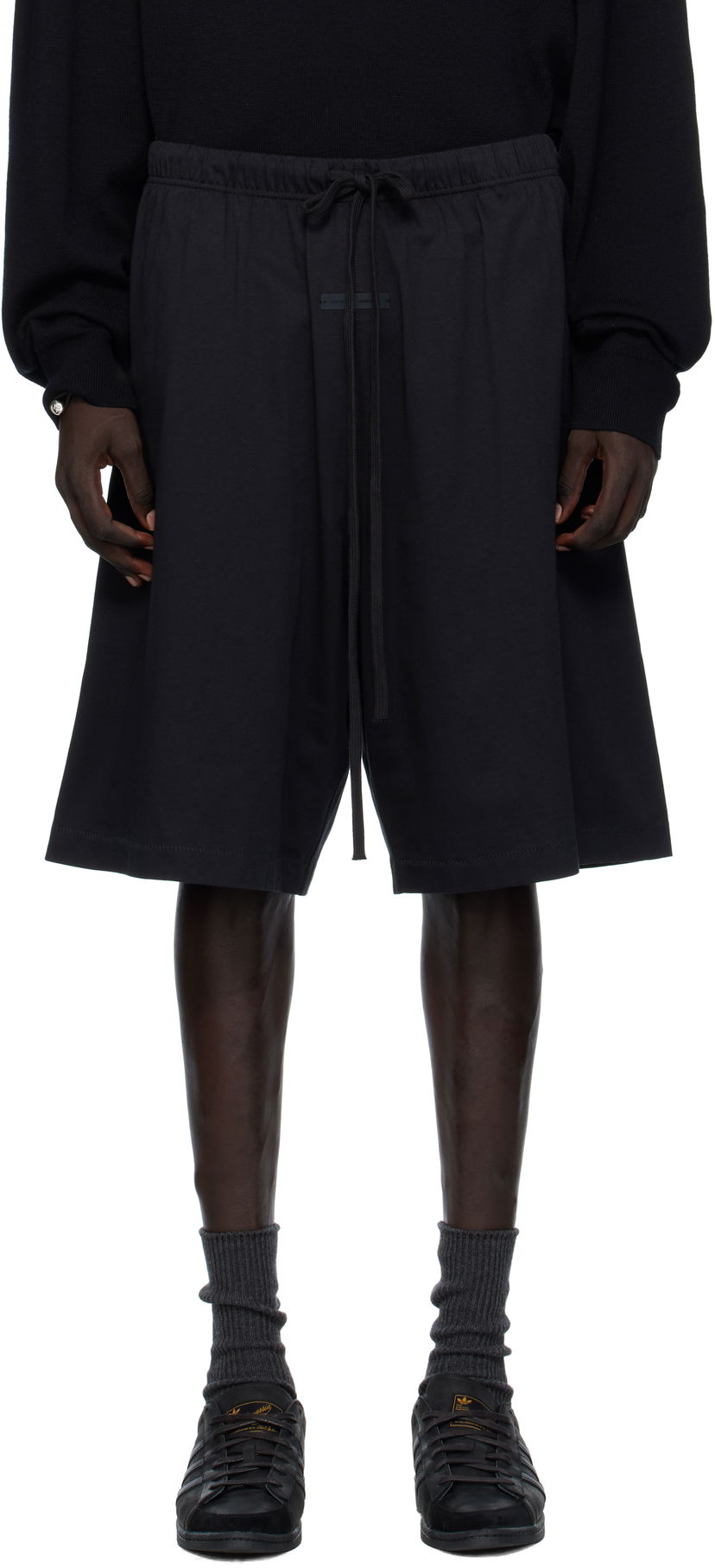 Шорти Fear of God Fear of God ESSENTIALS Basketball Jersey Shorts чорний | 160SP254610F