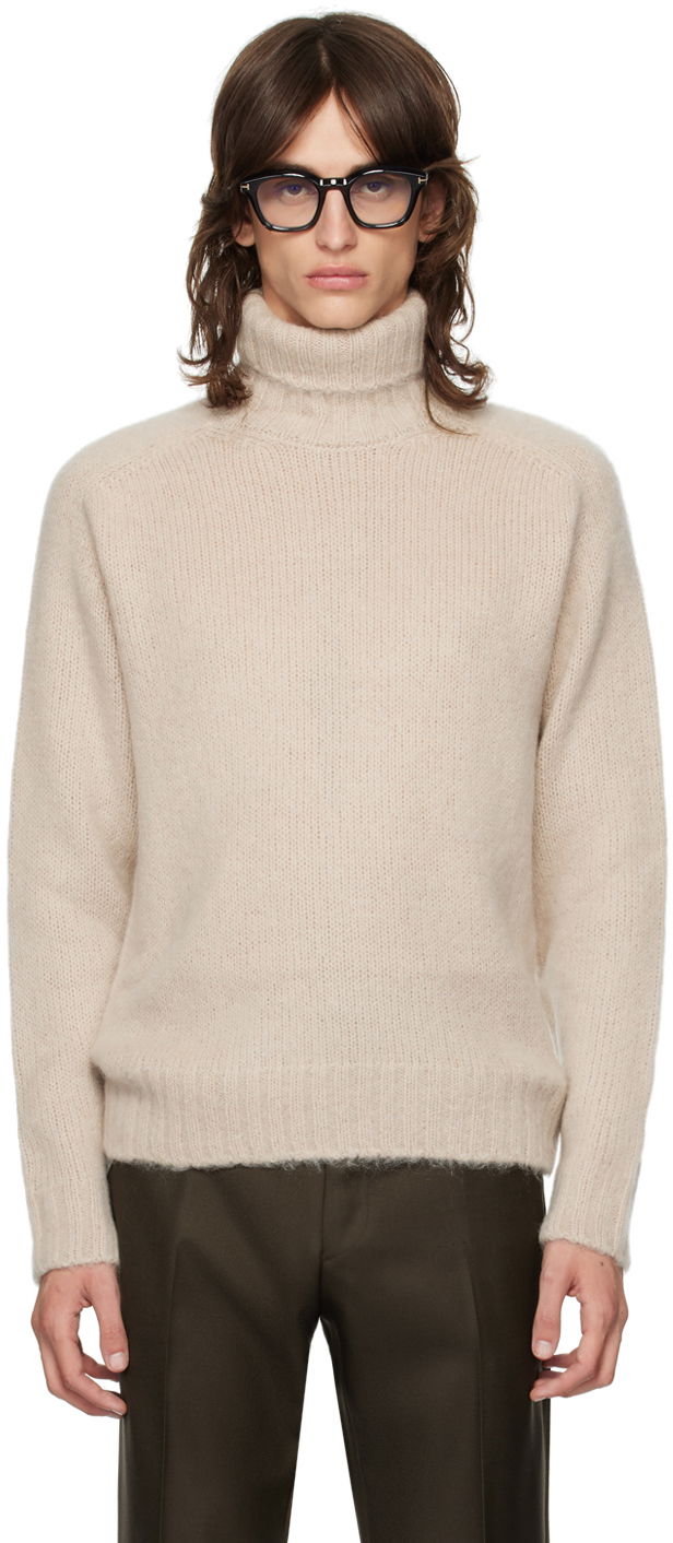 Cветр Tom Ford Wool Turtleneck бежевий | KRL034-YMW063F24