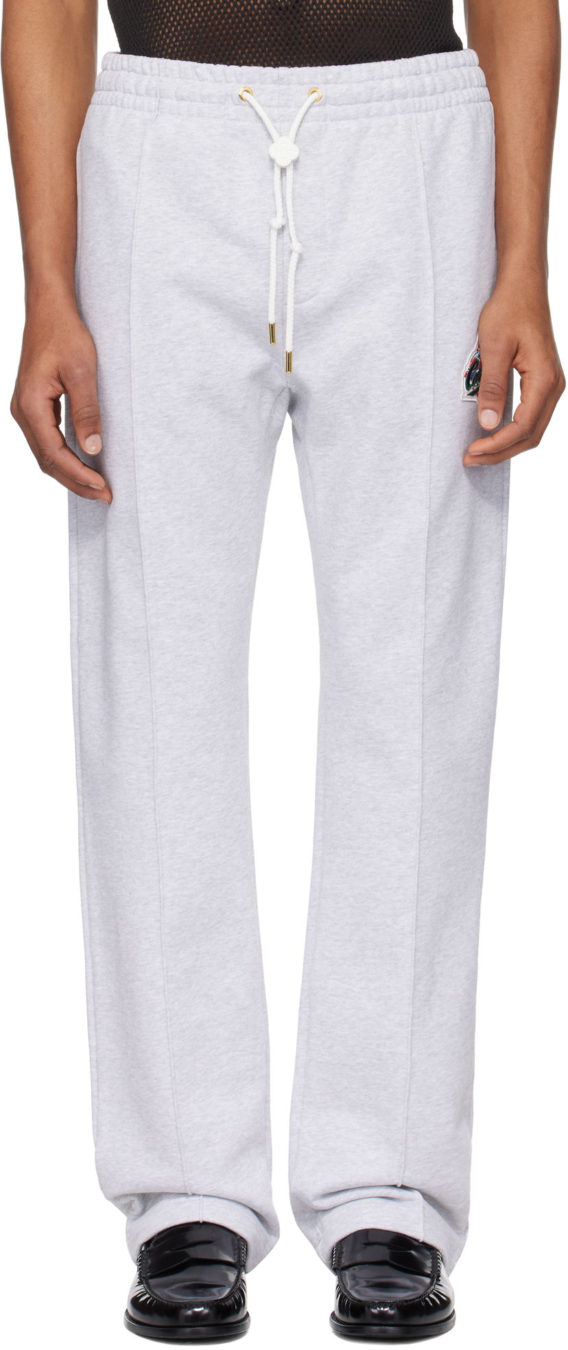 Спортивні штани Casablanca Casablanca 'Casa Way' World Series Patch Sweatpants Сірий | MS25-JTR-051-01