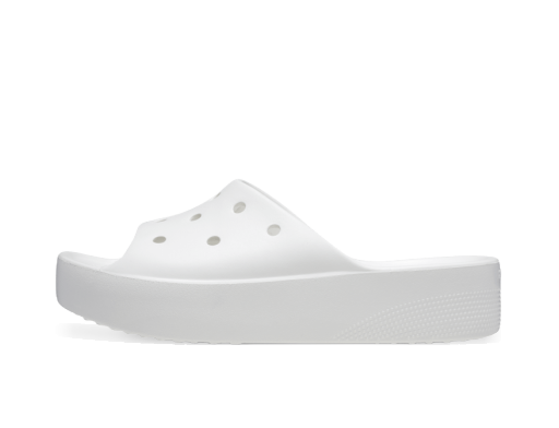 Кросівки та взуття Crocs Classic Platform Slides білий | 208180-100