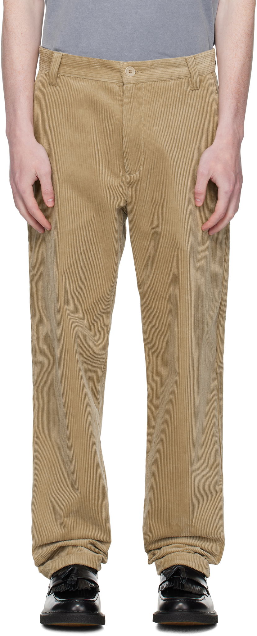 Штани A.P.C. A.P.C. Lawrence Corduroy Trousers бежевий | COHBB-H08509