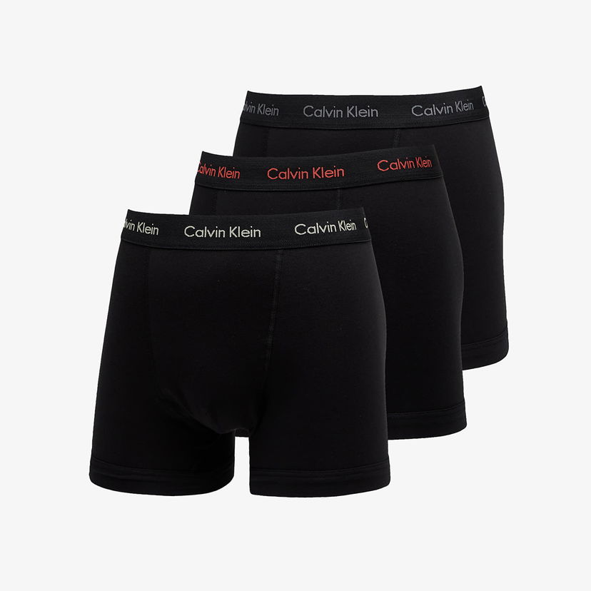 Боксери CALVIN KLEIN Cotton Stretch Classic Fit Boxer 3-Pack Black чорний | U2662G MWO