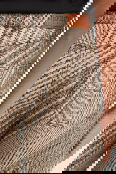 Штани KENZO Wool Blend Diagonal Stripe Turn Up Wide Fit Pants Різнокольоровий | FF65PA3839IO, 3