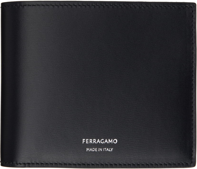 Гаманець FERRAGAMO Ferragamo Classic Leather Wallet чорний | 770093