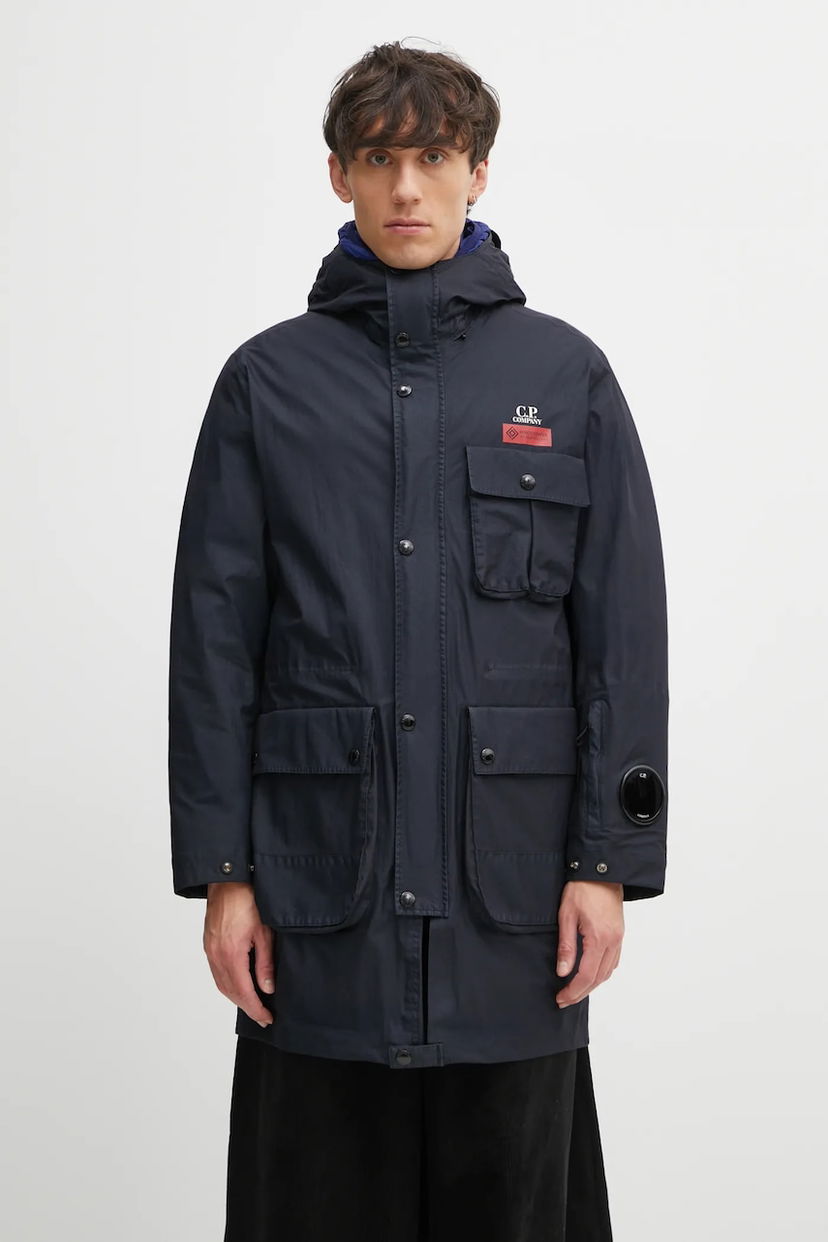 Парка C.P. Company Hooded Winter Parka темно-синій | 19CMOW215A110411G
