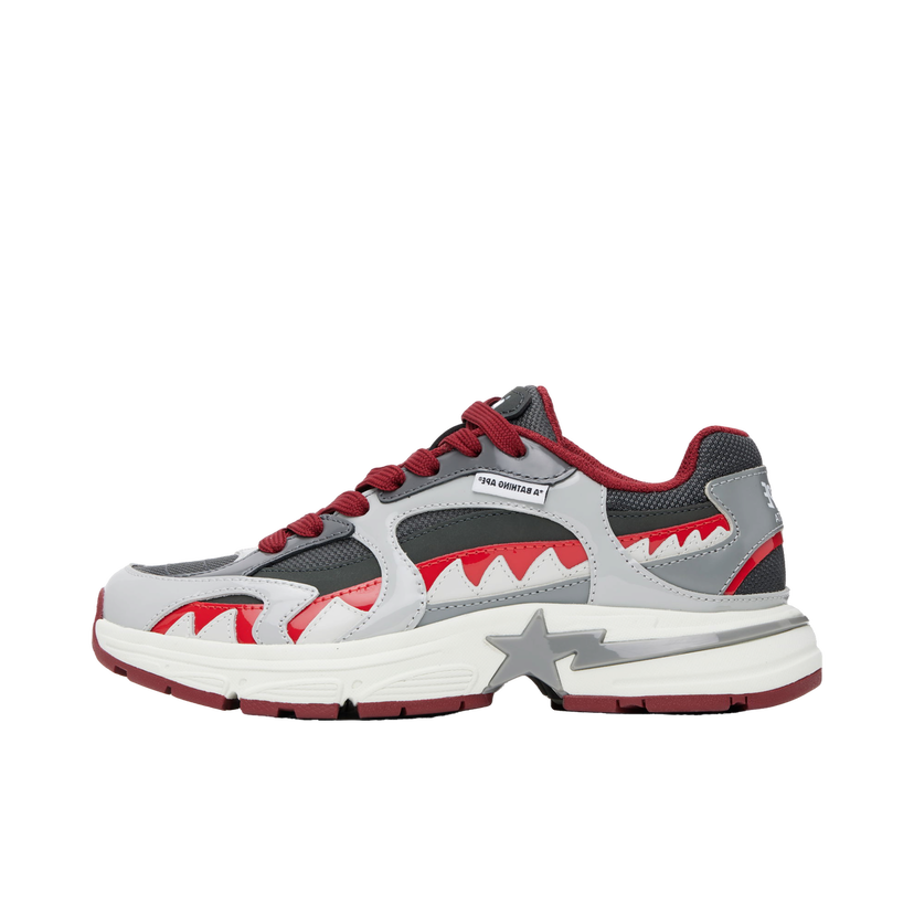 Кросівки та взуття BAPE A Bathing Ape Shark STA #3 Сірий | 001FWL302320L