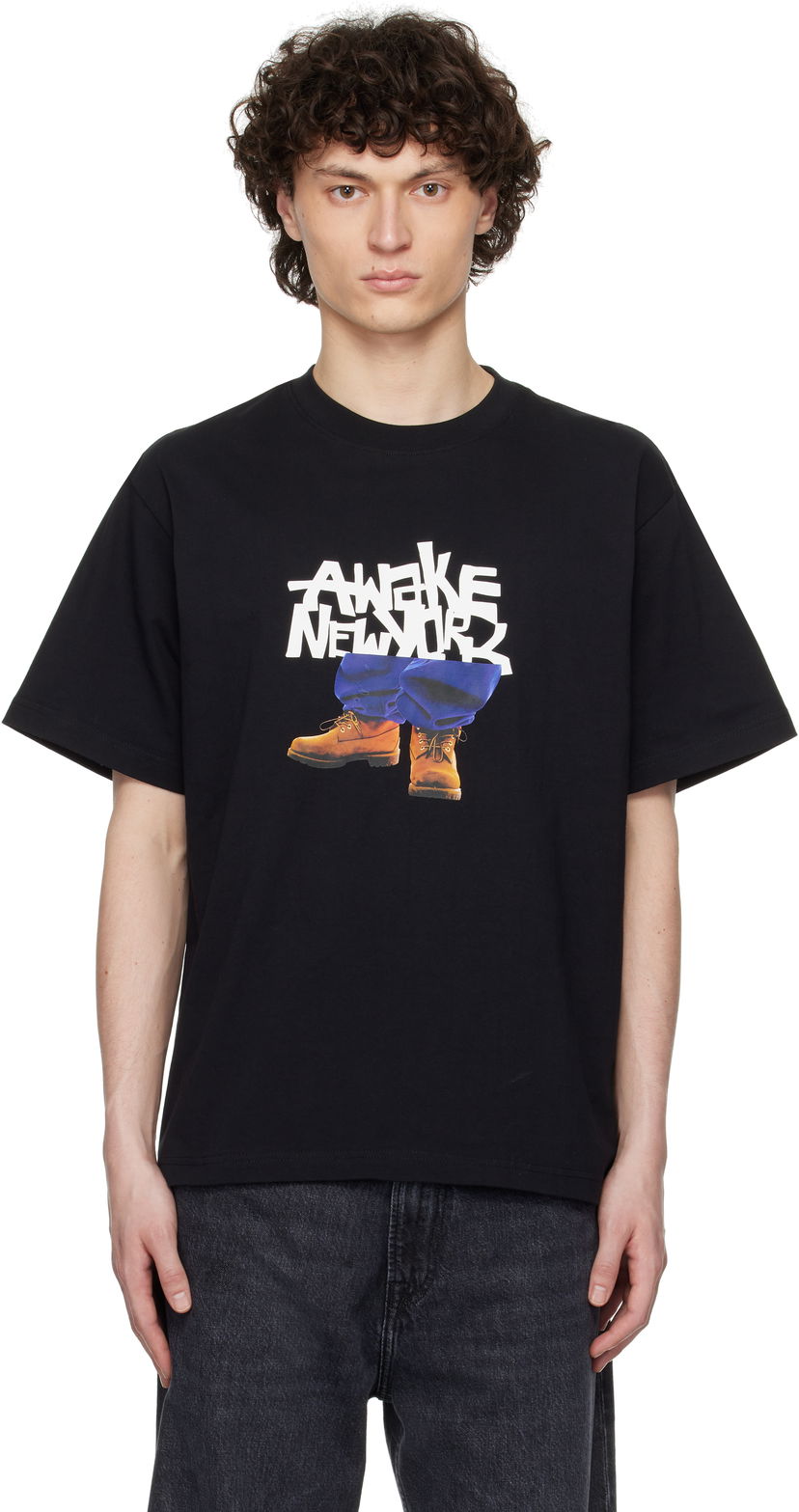 Футболка Awake NY Awake NY Stomper Graphic T-Shirt чорний | AWK-SP25-TS009