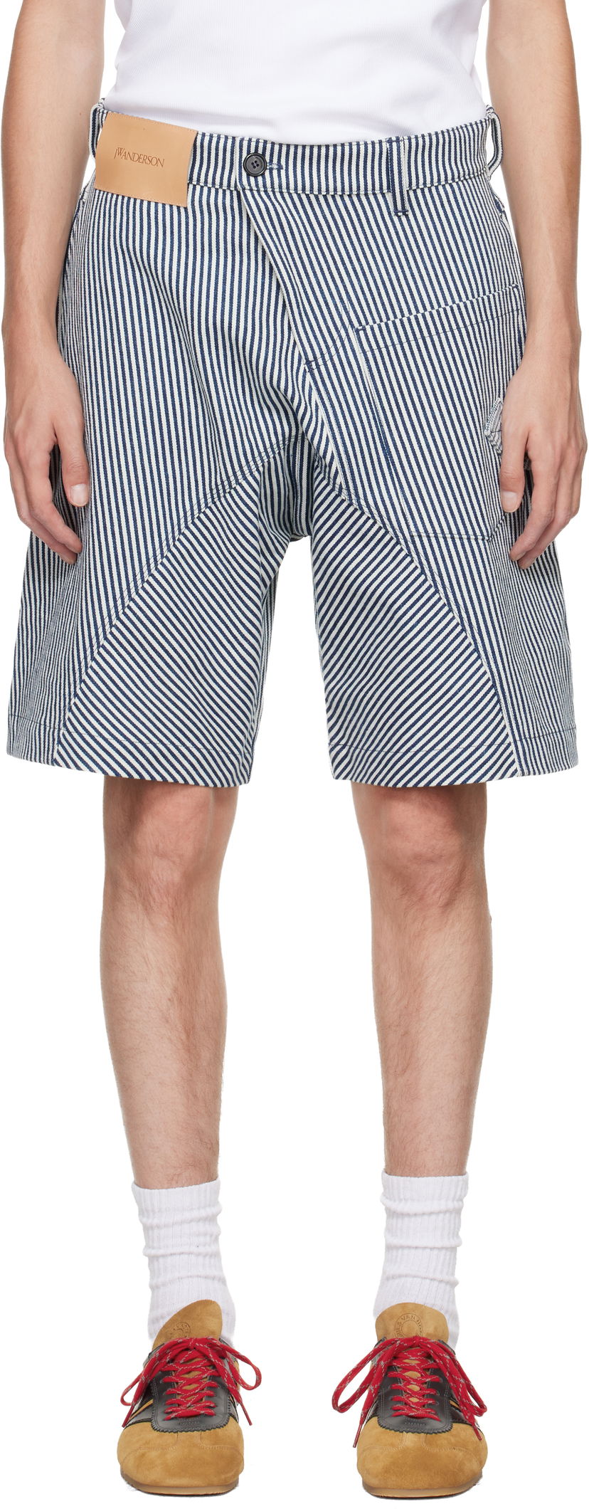 Шорти JW Anderson JW Anderson Twisted Workwear Shorts темно-синій | SR0124-PG1819