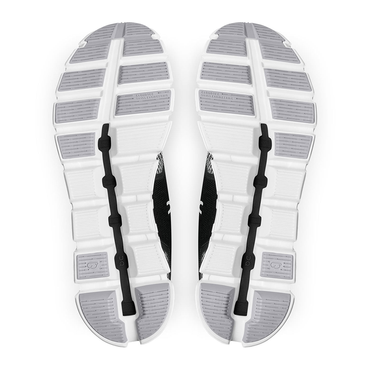 Кросівки та взуття On Running Cloud 5 Combo Black Alloy чорний | 79.9885, 1