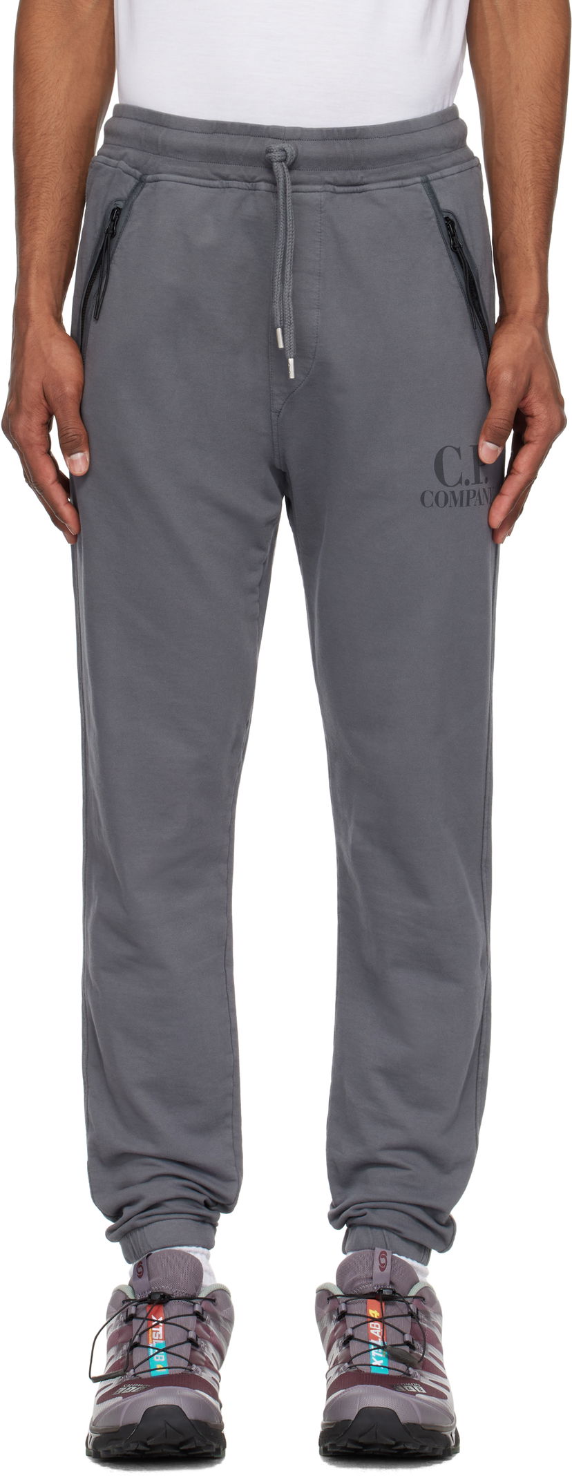 Спортивні штани C.P. Company C.P. Company Light Fleece Logo Sweatpants Сірий | 18CMSP134A-002246G