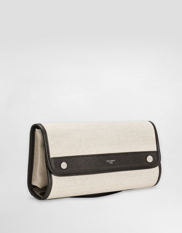 Рюкзаки та сумки Dolce & Gabbana Dolce & Gabbana Atene Canvas & Calfskin Necessaire бежевий | BP3438AG4408S469, 2