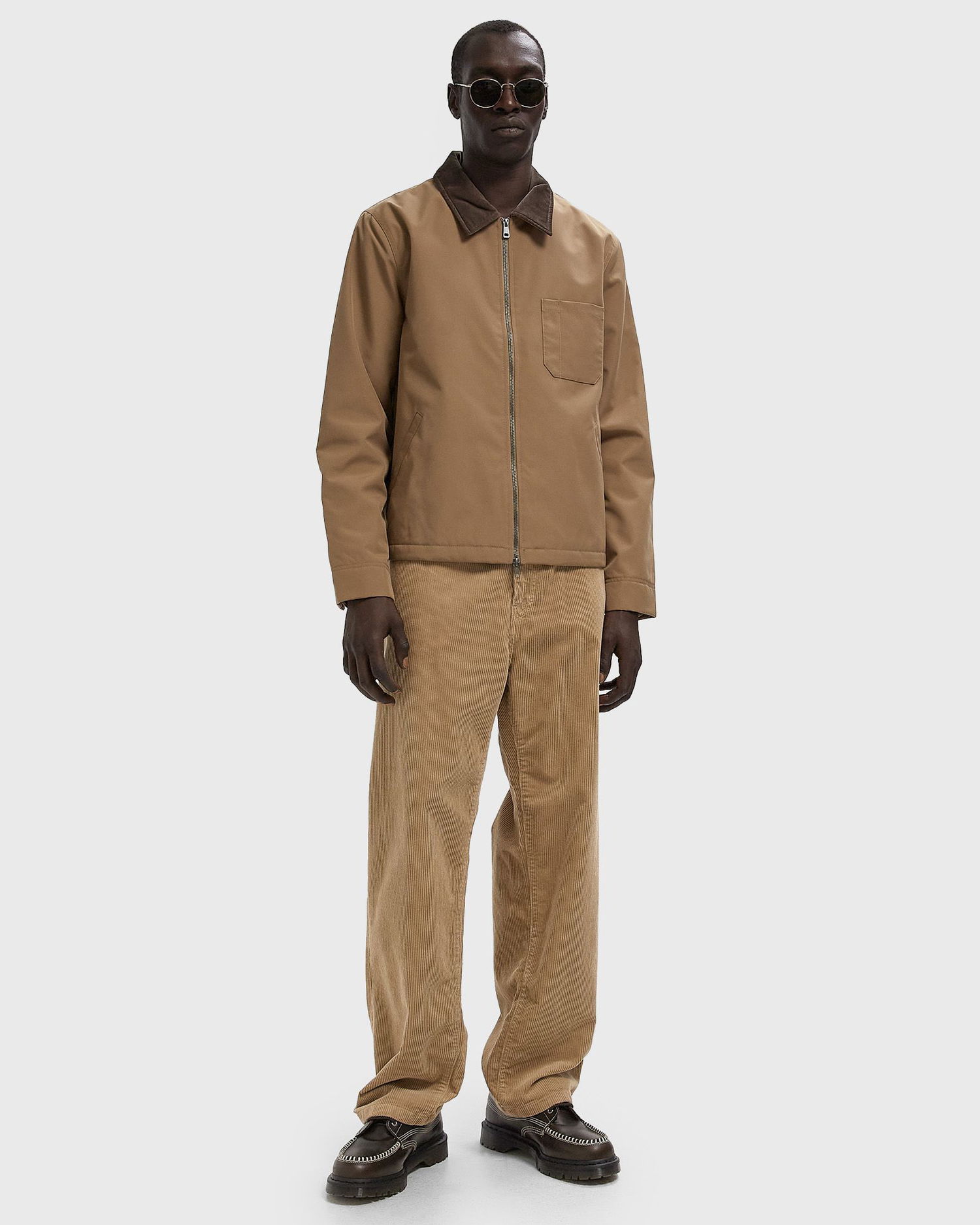 Куртка Samsoe Samsoe Sarobin Zip-Up Jacket Коричневий | M25300080-OTTER, 1